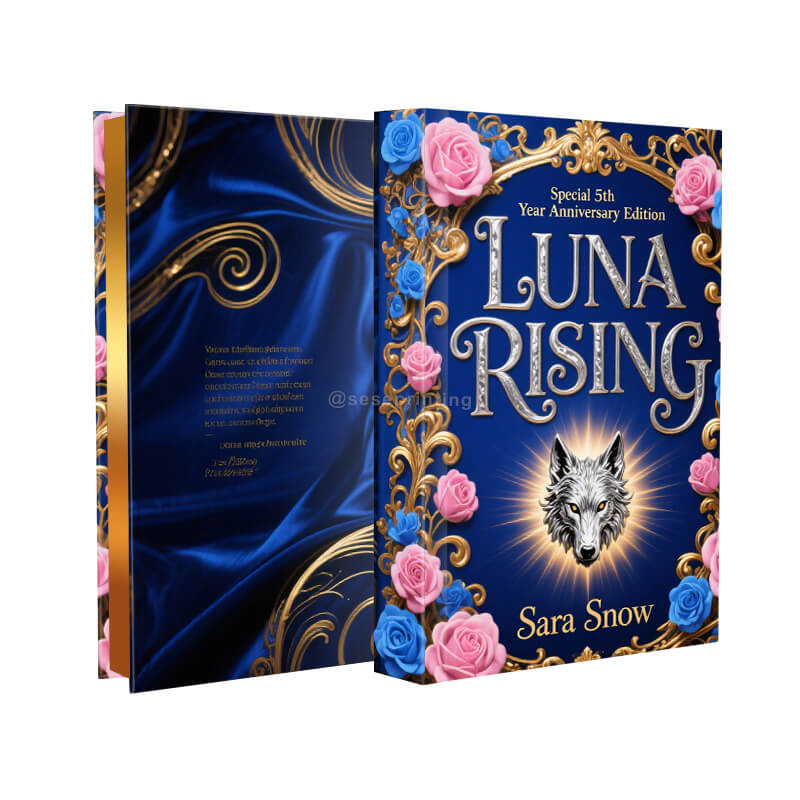 Custom Printing Special Edition Hardcover Novel with Gilded Edges