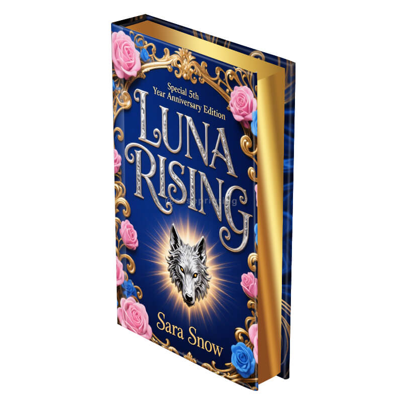 Custom Printing Special Edition Hardcover Novel with Gilded Edges