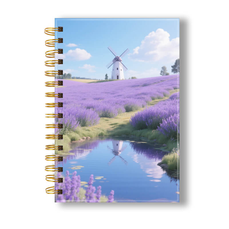 High Quality Spiral Hardcover Notebook Custom Printed Agenda Journal