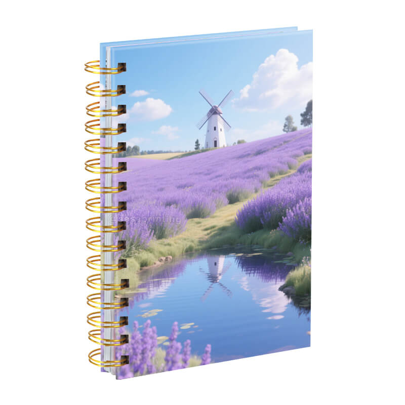 High Quality Spiral Hardcover Notebook Custom Printed Agenda Journal