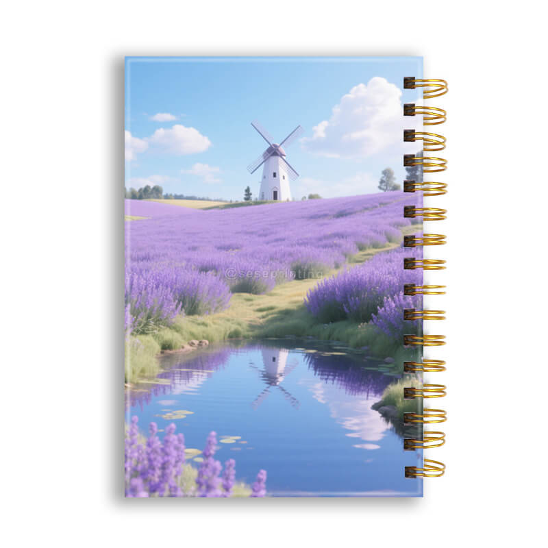 High Quality Spiral Hardcover Notebook Custom Printed Agenda Journal