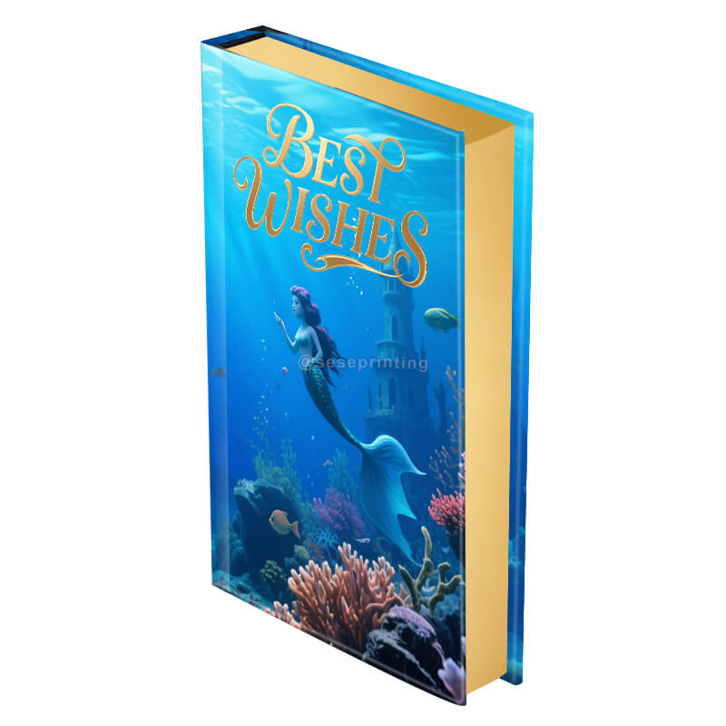 Special Edition Hardcover Book with Gold Foil Stamping and Sprayed Edges