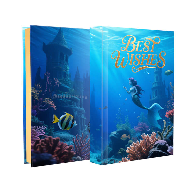 Special Edition Hardcover Book with Gold Foil Stamping and Sprayed Edges