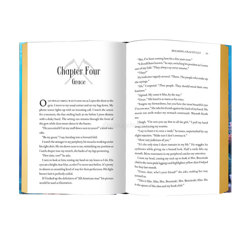 Special Edition Hardcover Book with Gold Foil Stamping and Sprayed Edges