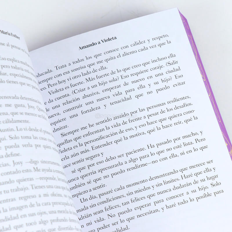 Paperback Book Printing with Custom Sprayed Edges and Gold Foiling Cover