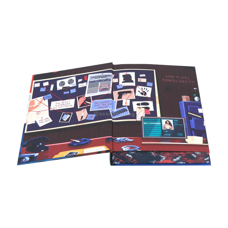 Print Hardback Book with Sprayed Edges, Foiling Cover and End Pages