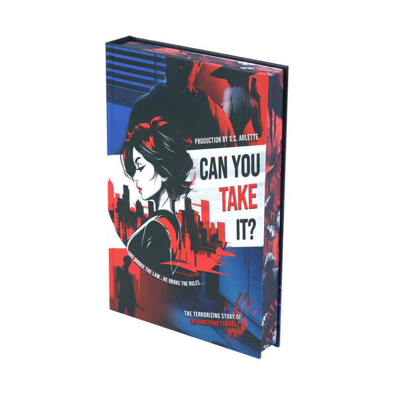 Print Hardback Book with Sprayed Edges, Foiling Cover and End Pages