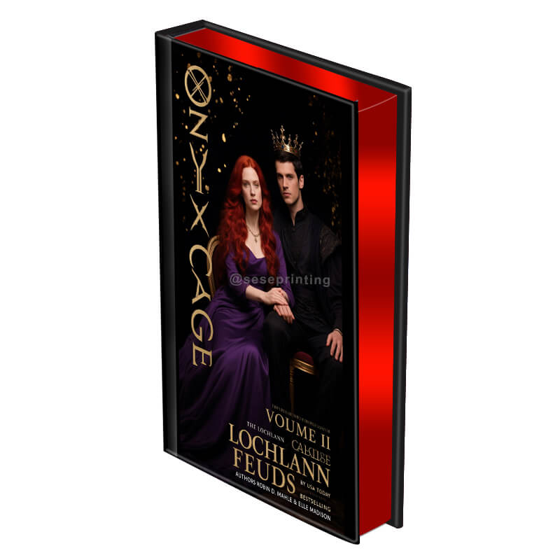 Hardcover Contemporary Romance Book with Sprayed Edges and Foil on Covers