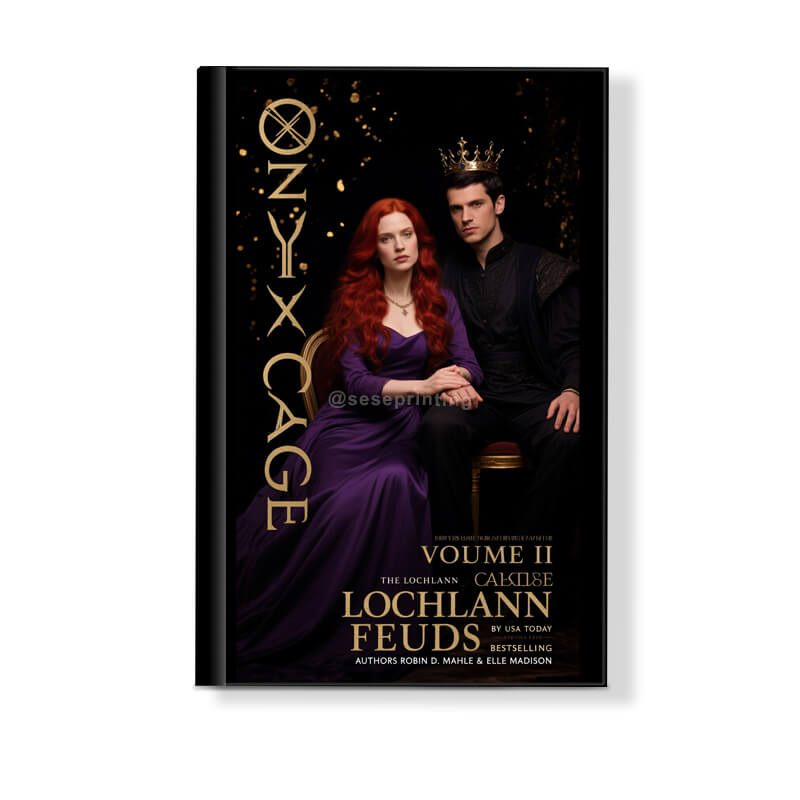 Hardcover Contemporary Romance Book with Sprayed Edges and Foil on Covers