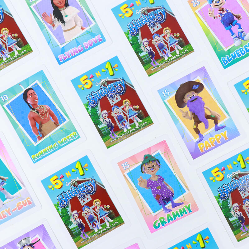 Front and Back Double Sided Full Color Printing Board Game Cards