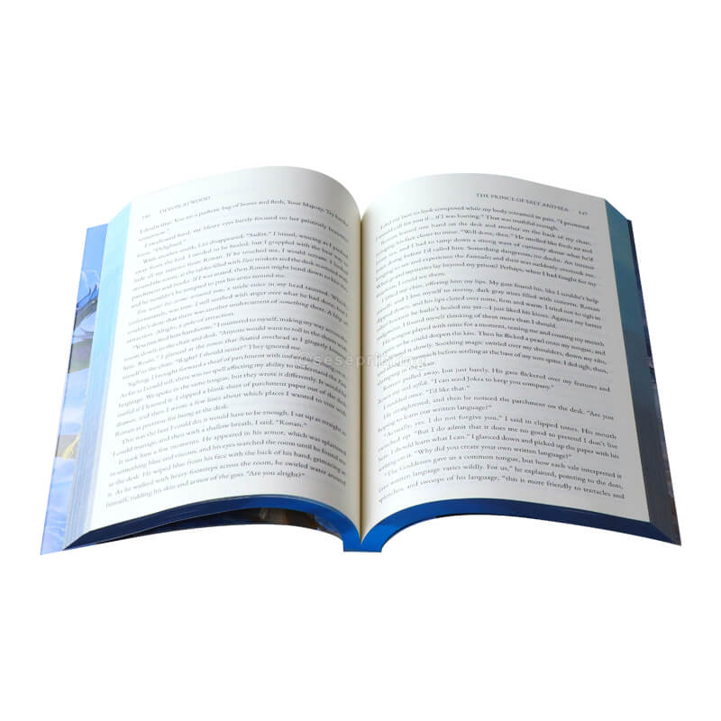 Special Paperback Books with Gold Foil on the Cover and Sprayed Edges