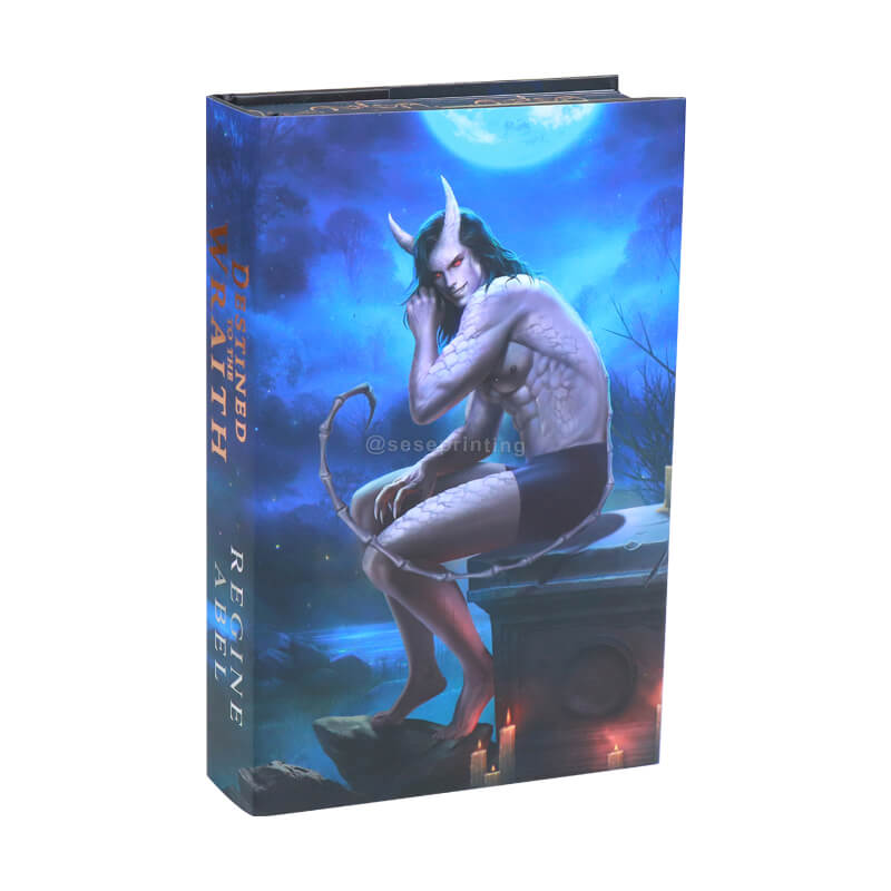 Publish Hardcover Books with Foil Embossing on Cover, Sprayed Edges and Endpapers
