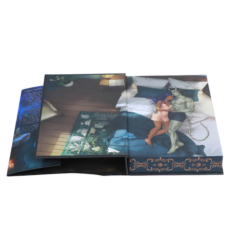 Publish Hardcover Books with Foil Embossing on Cover, Sprayed Edges and Endpapers