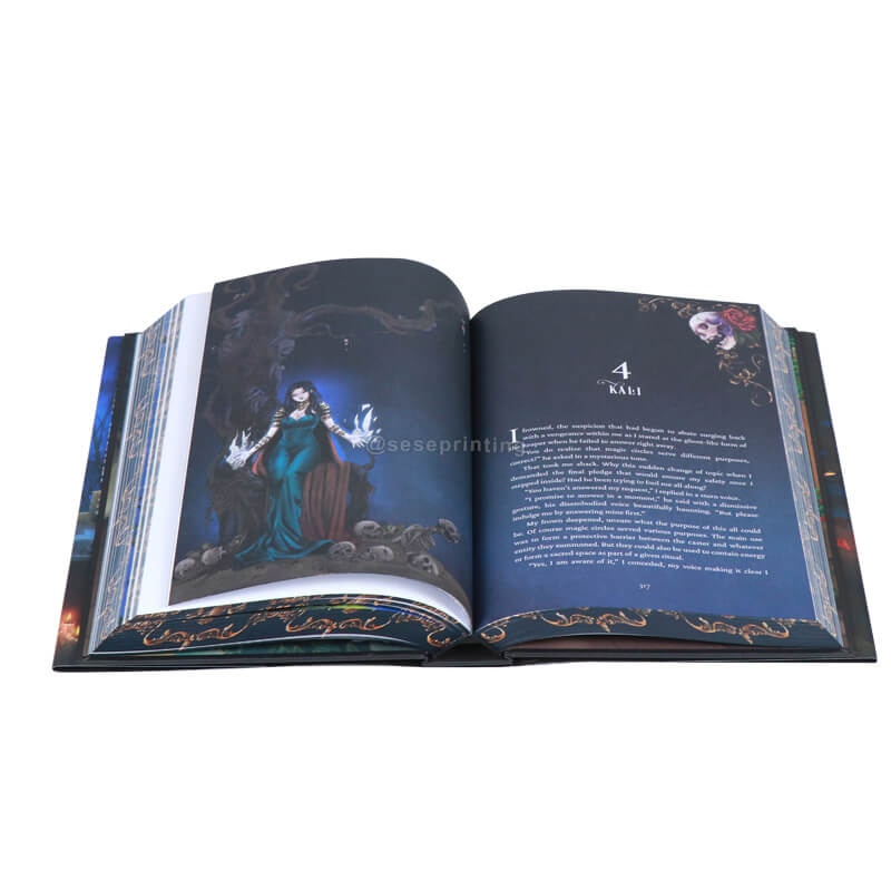 Publish Hardcover Books with Foil Embossing on Cover, Sprayed Edges and Endpapers