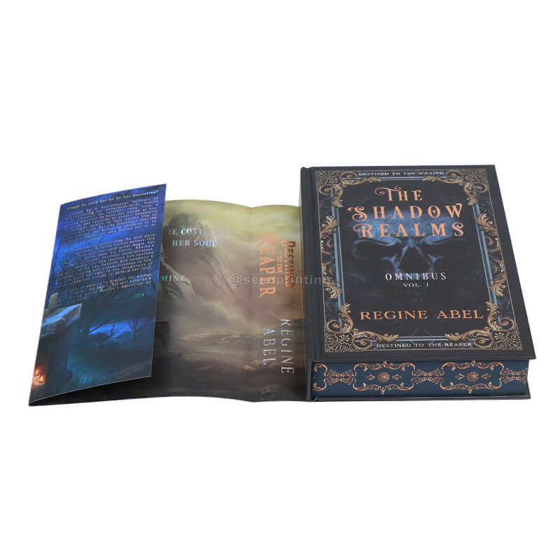 Hardcover Binding Books with Embossing on the Cover and Sprayed Edges