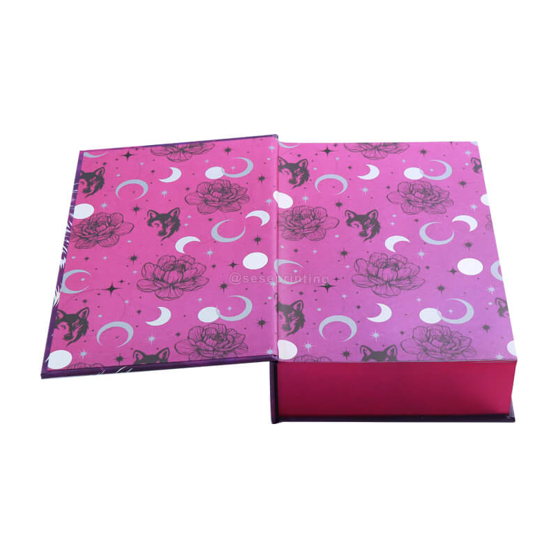 Hardcover Book with Sprayed Edges, Holographic Foil on Cover and End Pages