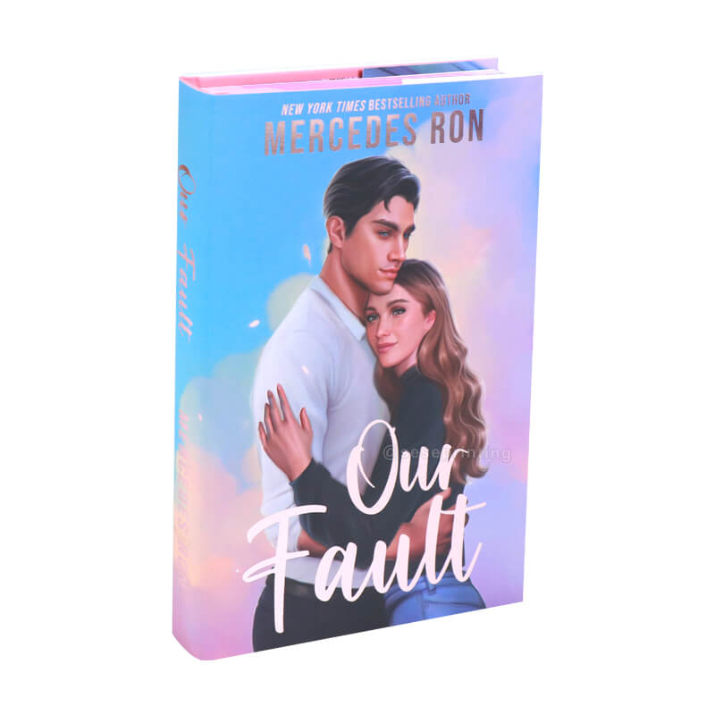 Print Hardcover Books with Foil Lettering on the Cover and Sprayed Edges