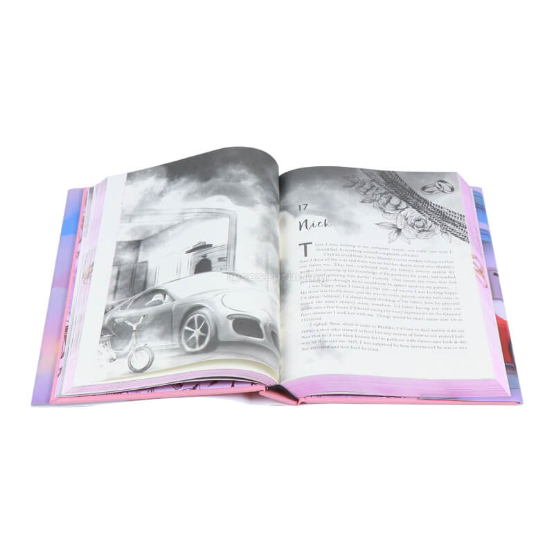 Print Hardcover Books with Foil Lettering on the Cover and Sprayed Edges