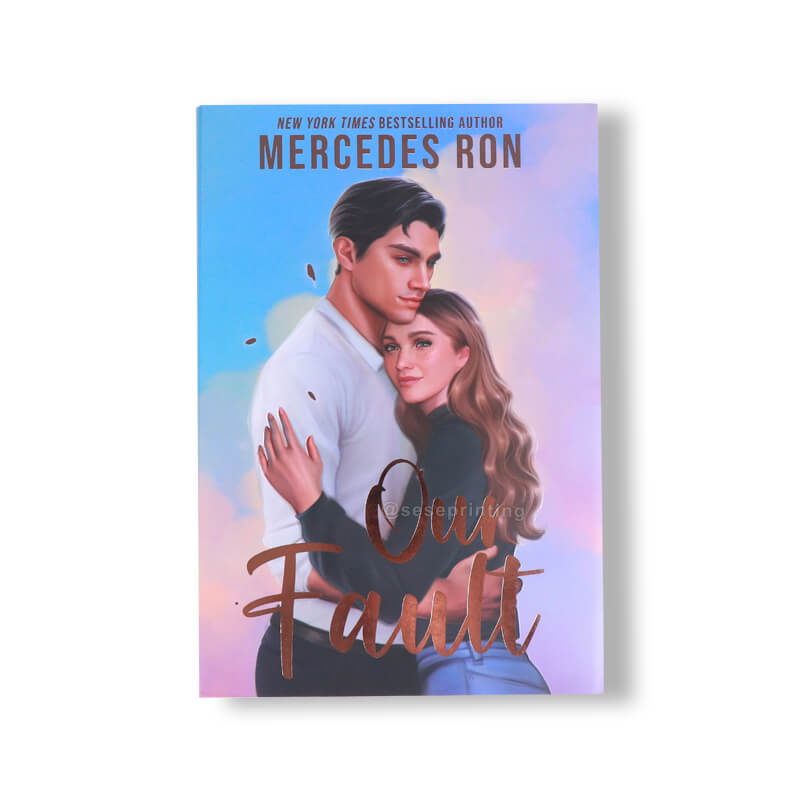 Print Hardcover Books with Foil Lettering on the Cover and Sprayed Edges