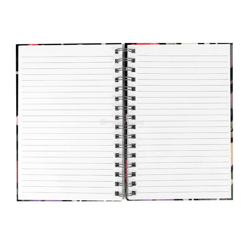 A5 Wire Binding Hardcover Diary Journal Custom Spiral Notebooks
