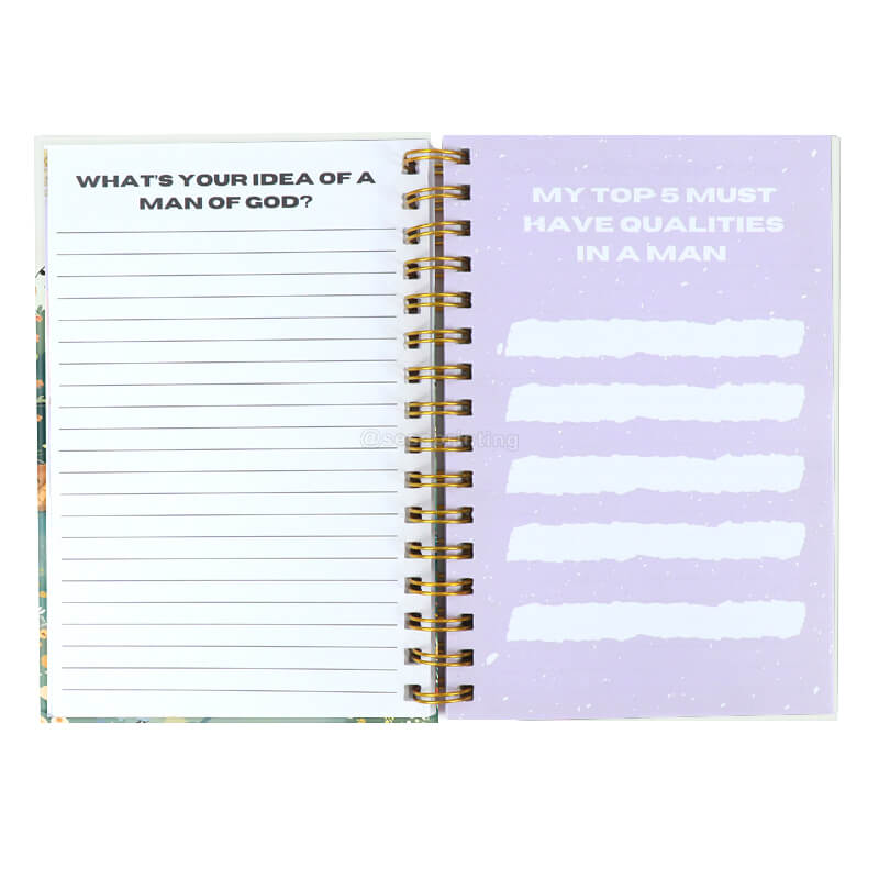 Business Planner Notebook Customizable Printing Wire Bound Journal