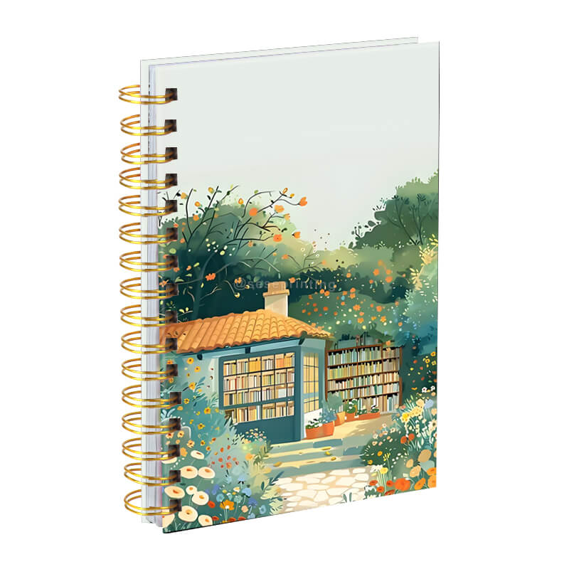 Business Planner Notebook Customizable Printing Wire Bound Journal