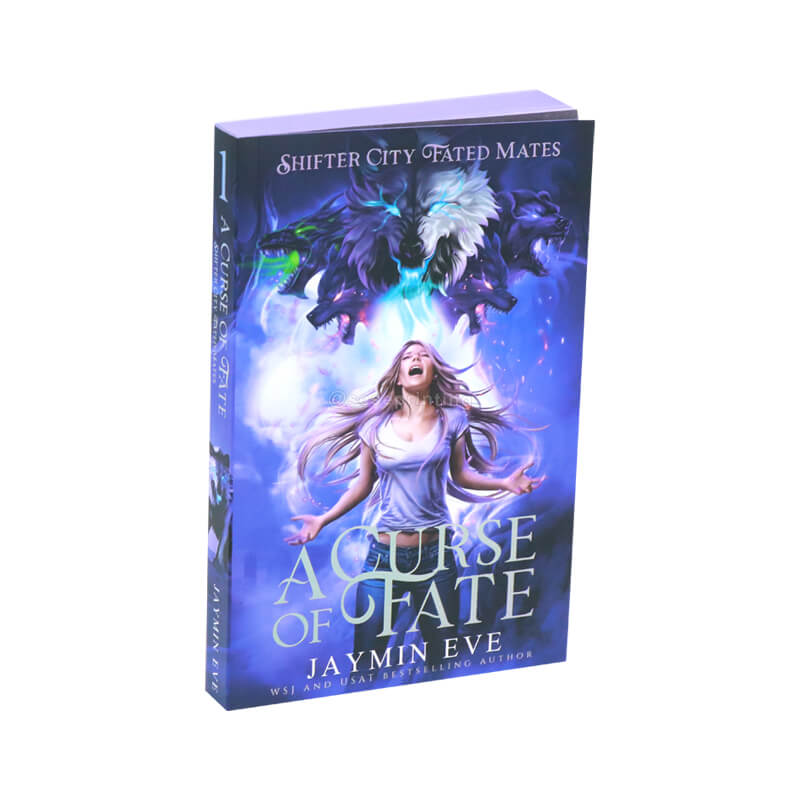Paperback Book with Holographic Foil on the Cover and Sprayed Edges
