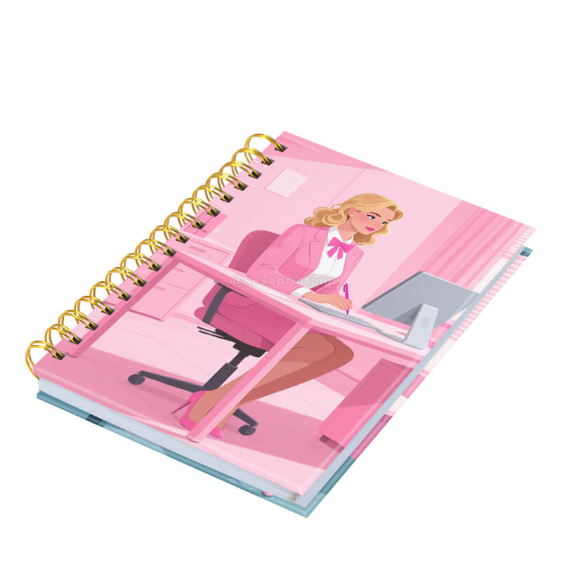 Hardcover Spiral Planner Journal Custom Printing Business Notebook