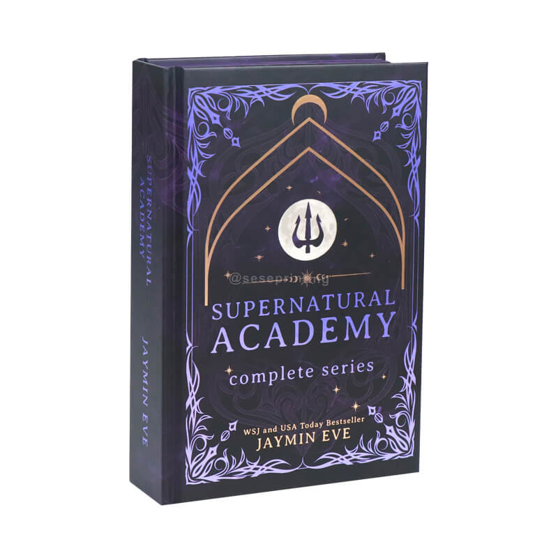Special Edition Hardcover Novels Printed Sprayed Edges on the Books and Foil on Cover