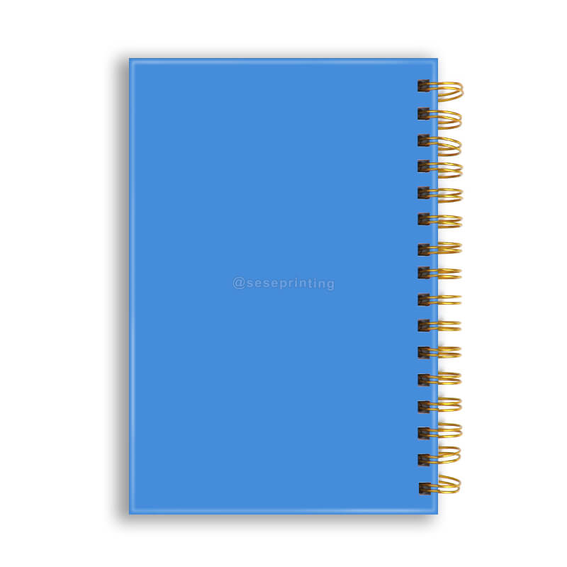 Custom Design Spiral Hardcover Undated Guided Daily Planner Notebook