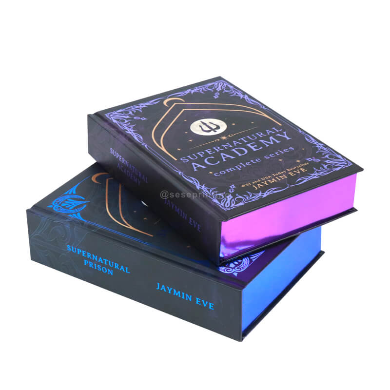 Two Book Series Deluxe Version Hardcover Book Printed with Sprayed Edges