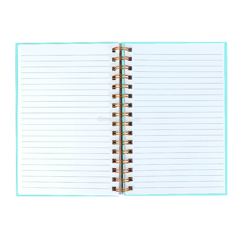 Personalized Printing Fully Customized Spiral Hardcover Journal Notebook