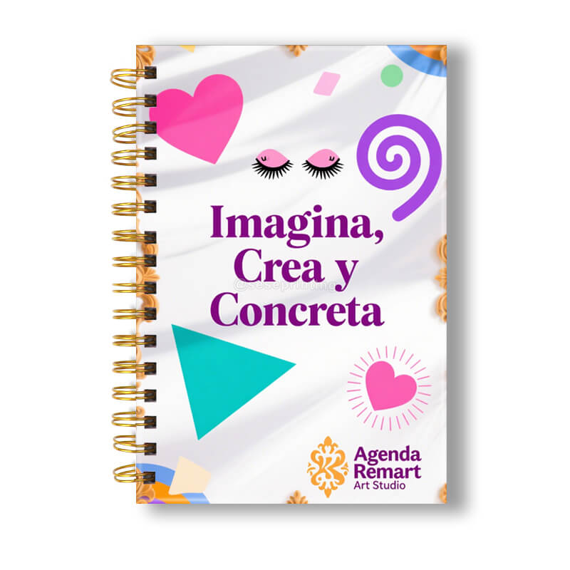 Custom Double Spiral Bound Printing Hardcover Agenda Personalized