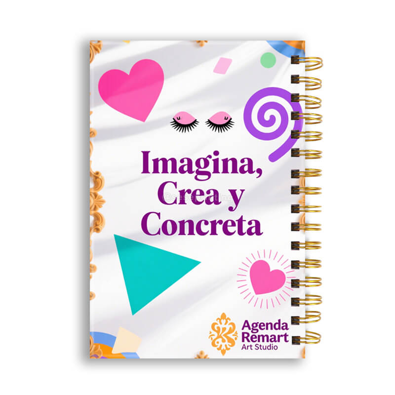 Custom Double Spiral Bound Printing Hardcover Agenda Personalized