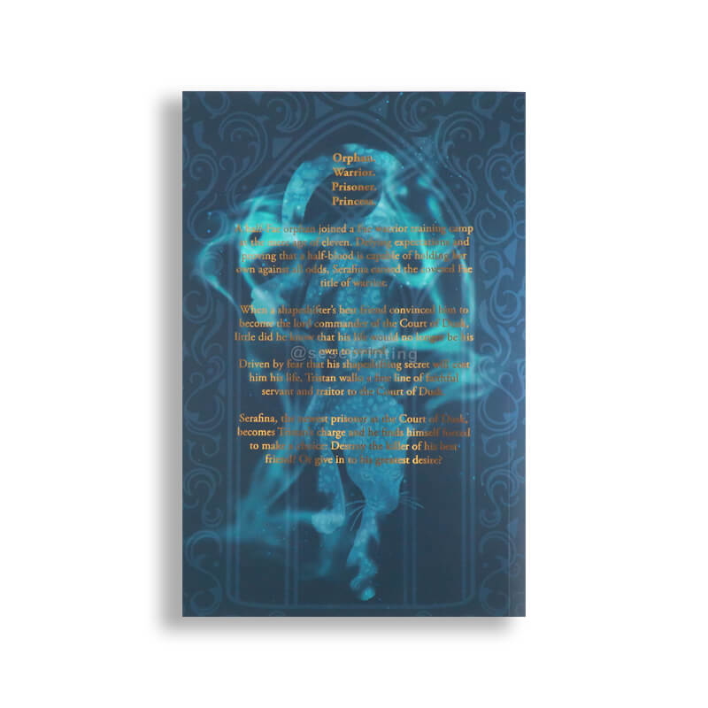 Black and White Printing Paperback Novels with Custom Stenciled Edges