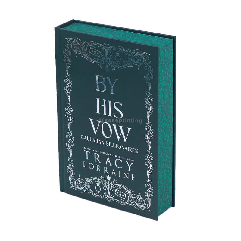 Print a Hardcover, Silver Foil Font on Cover and Sprayed Edges Book