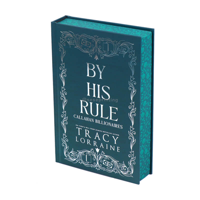 Colored Paper Special Edition Hardcover Fantasy Romance Book with Sprayed Edges