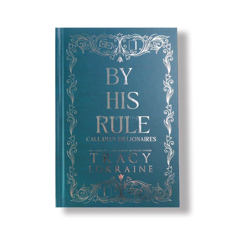 Colored Paper Special Edition Hardcover Fantasy Romance Book with Sprayed Edges