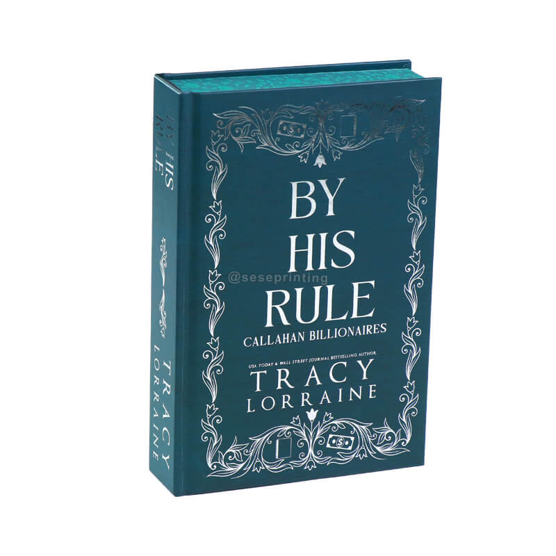 Colored Paper Special Edition Hardcover Fantasy Romance Book with Sprayed Edges