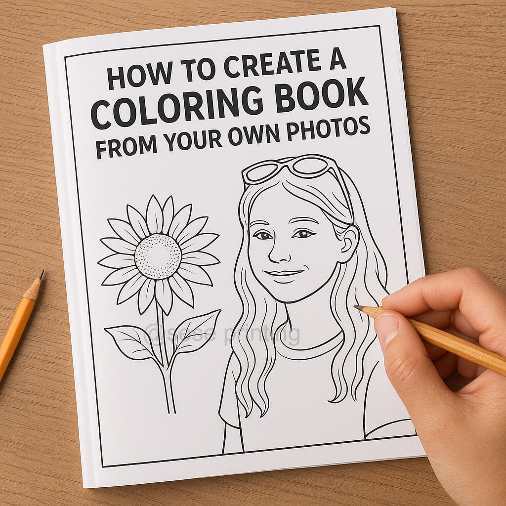 How to Create a Coloring Book from Your Own Photos