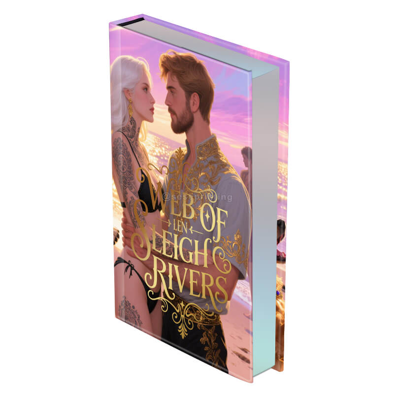 Fantasy Romance Novels Printed with Foil on Cover and Sprayed Edges