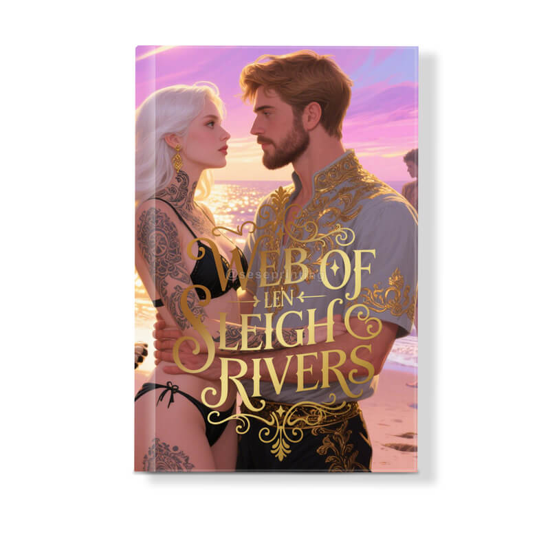 Fantasy Romance Novels Printed with Foil on Cover and Sprayed Edges