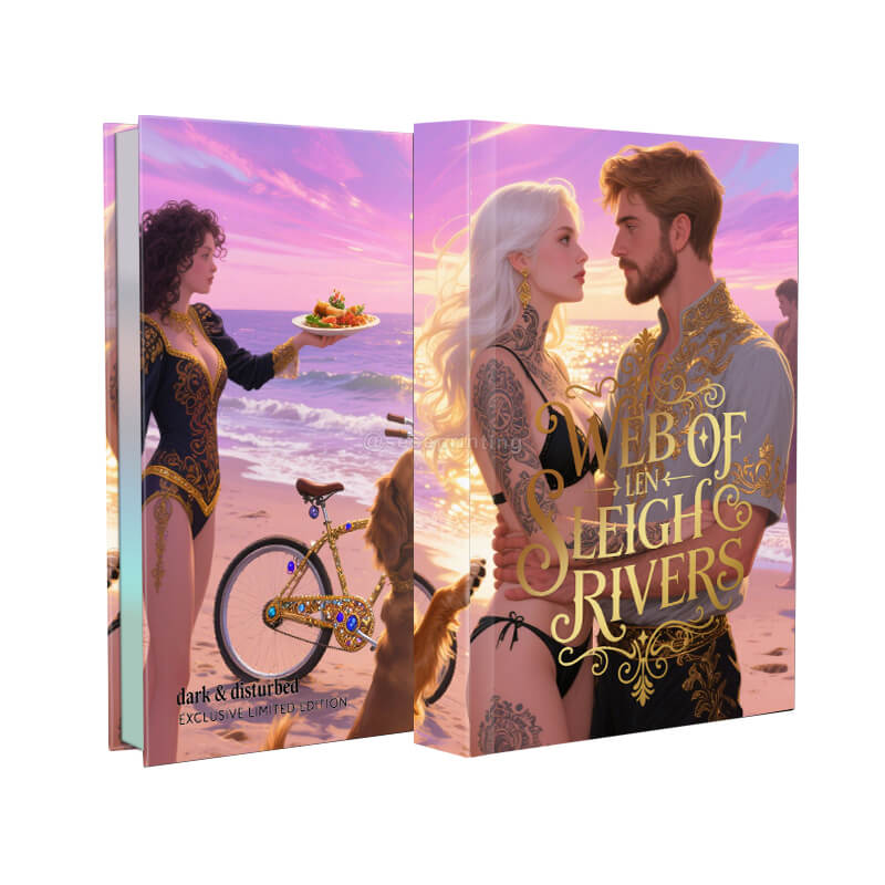 Fantasy Romance Novels Printed with Foil on Cover and Sprayed Edges