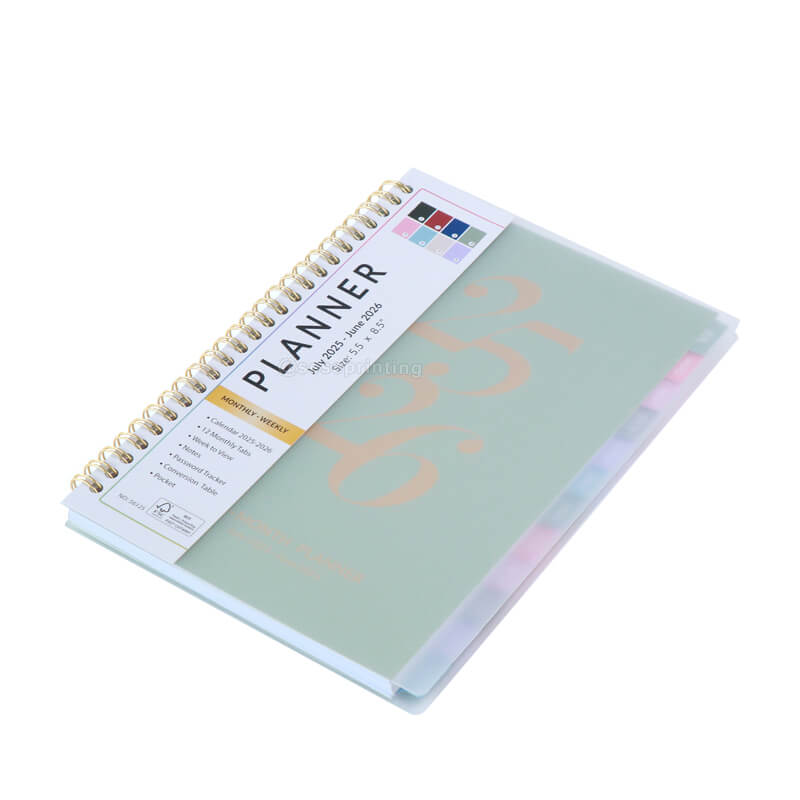 Notebooks Custom Printing Spiral Daily Weekly Monthly Business Planner