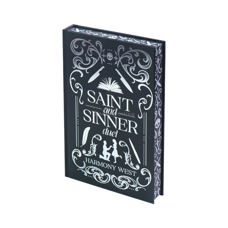 Romance Book Printed Foiled Hardcover with Sprayed Edges and Endpapers