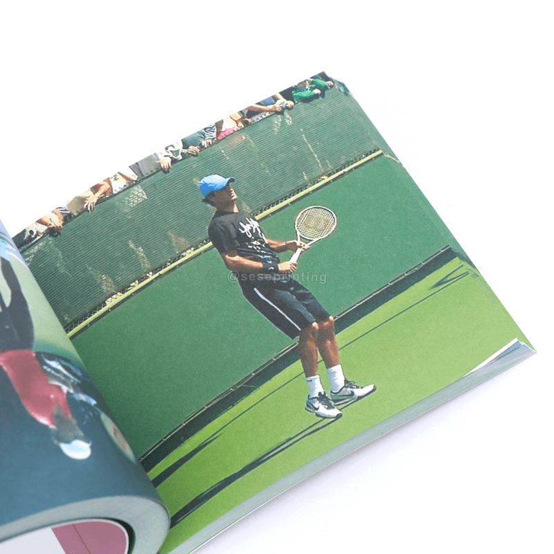 Custom Paperback Flip Books Print Sewn Binding Animation Flipbook