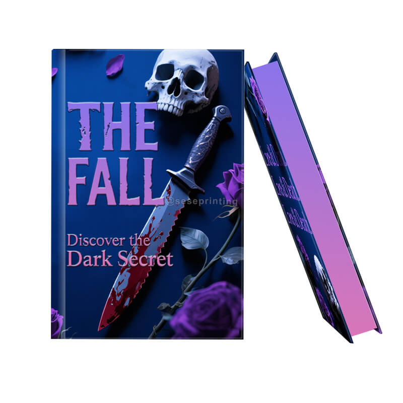 Special Edition Hardcover Books with Custom Sprayed Edges and Foil Stamping