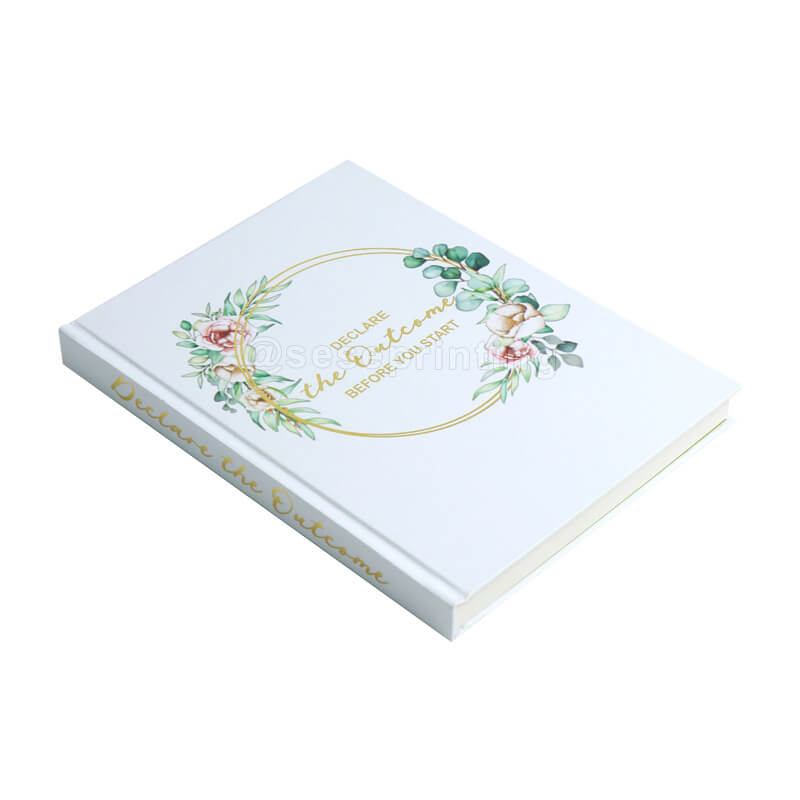 Custom Printed Gold Silver Stamping Hardcover Notebook Journal