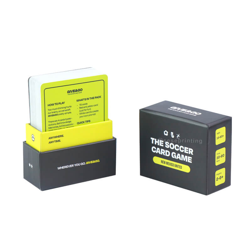 Custom Paper Card Games Manufacturer Multiple Players Playing Cards