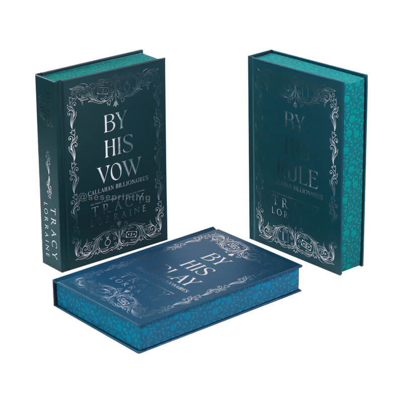 Sprayed Edges Hardcover Book Set with Foil on Cover and Endpapers